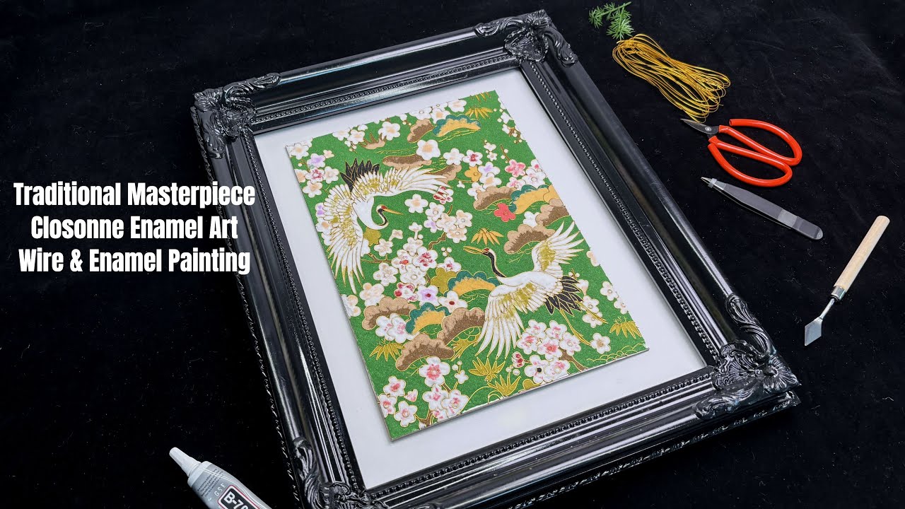 Cloisonné Enamel Art | Traditional Wire & Enamel Painting