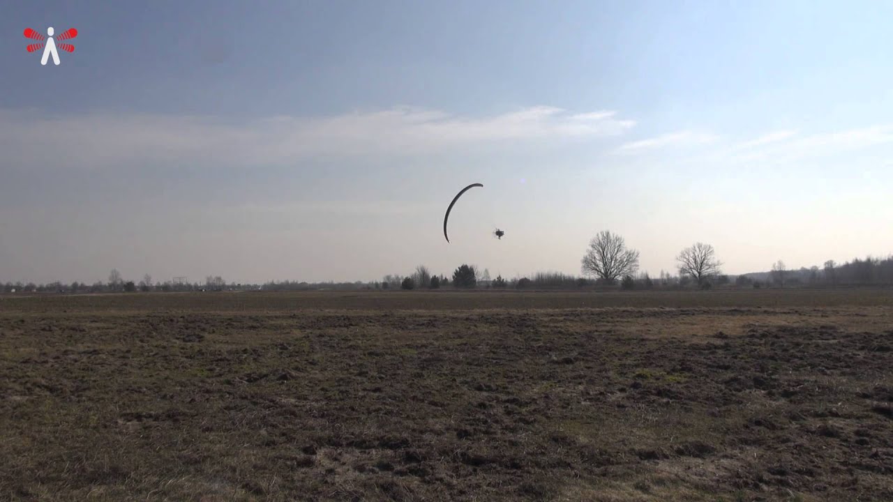 Lot w tandemie na w&oacute;zku ze speedem. Hadron Cabrio + Paraelement Spyder = działa