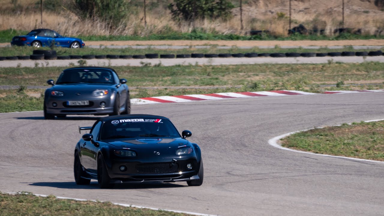 195 WHP! MX5 NC on the race track! Onboard action at Athens circuit! Best lap: 1:09:8 (15/10/23)