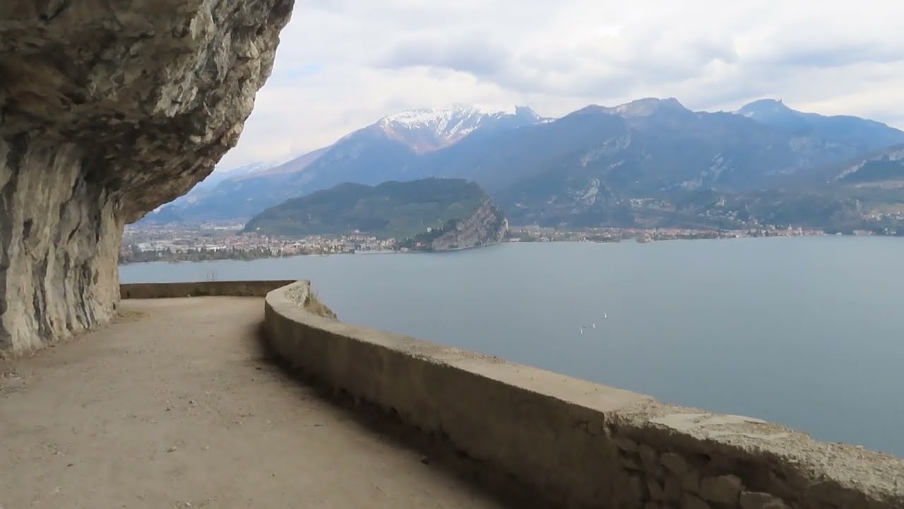 Great views of Lake Garda from the Ponale Trail - Riva del Garda, Italy