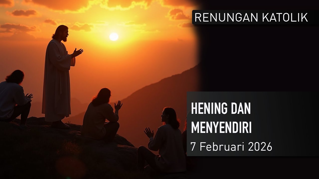 Renungan Katolik 7 Februari 2026 Hening Dan Menyendiri