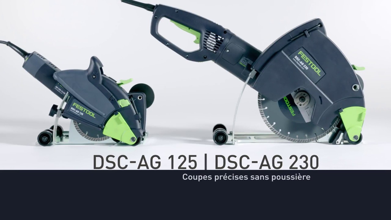 Syst&egrave;me de tron&ccedil;onnage diamant | DSC-AG 125 | DSC-AG 230 - Festool (FR)
