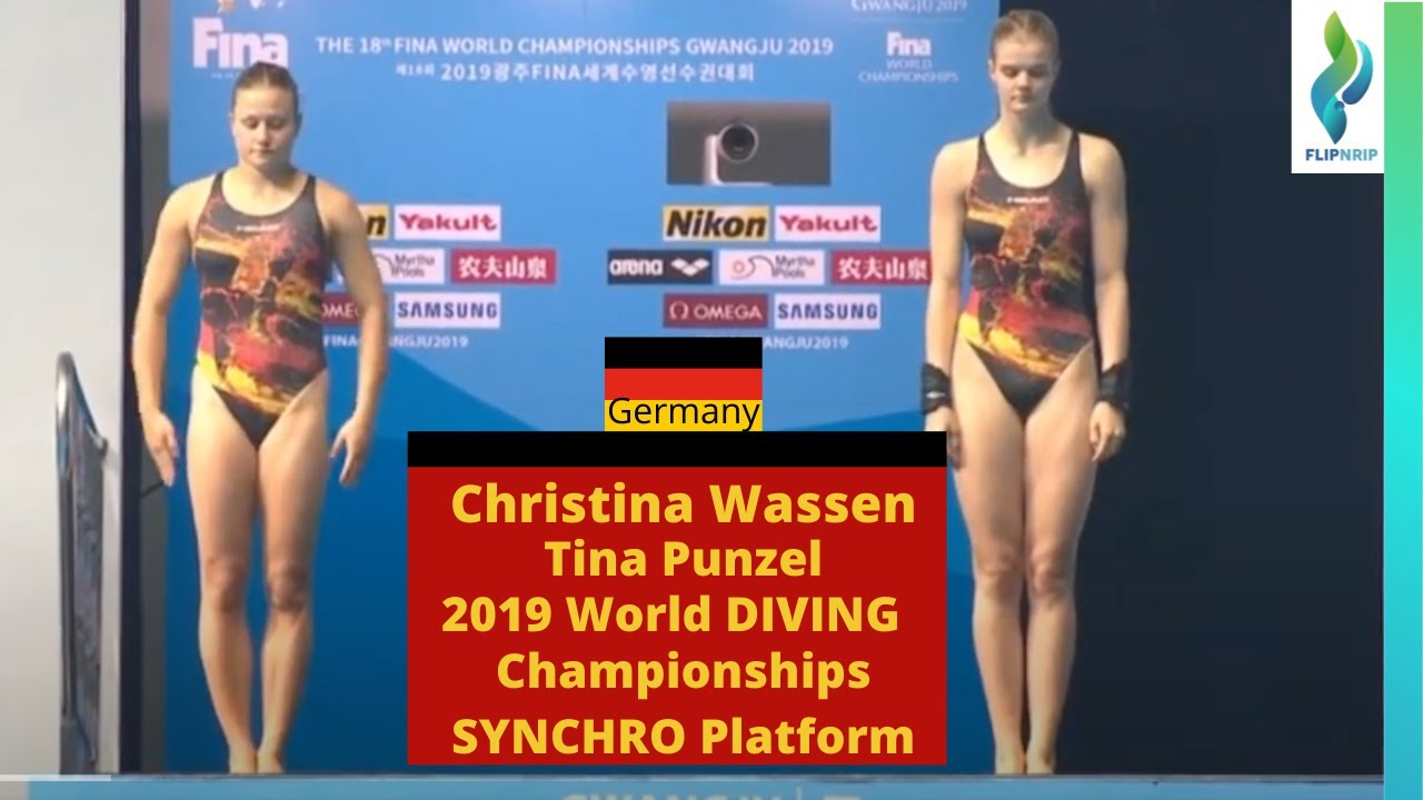 2019 Christina Wassen & Tina Punzel - World Diving Championships - Women Synchro Platform