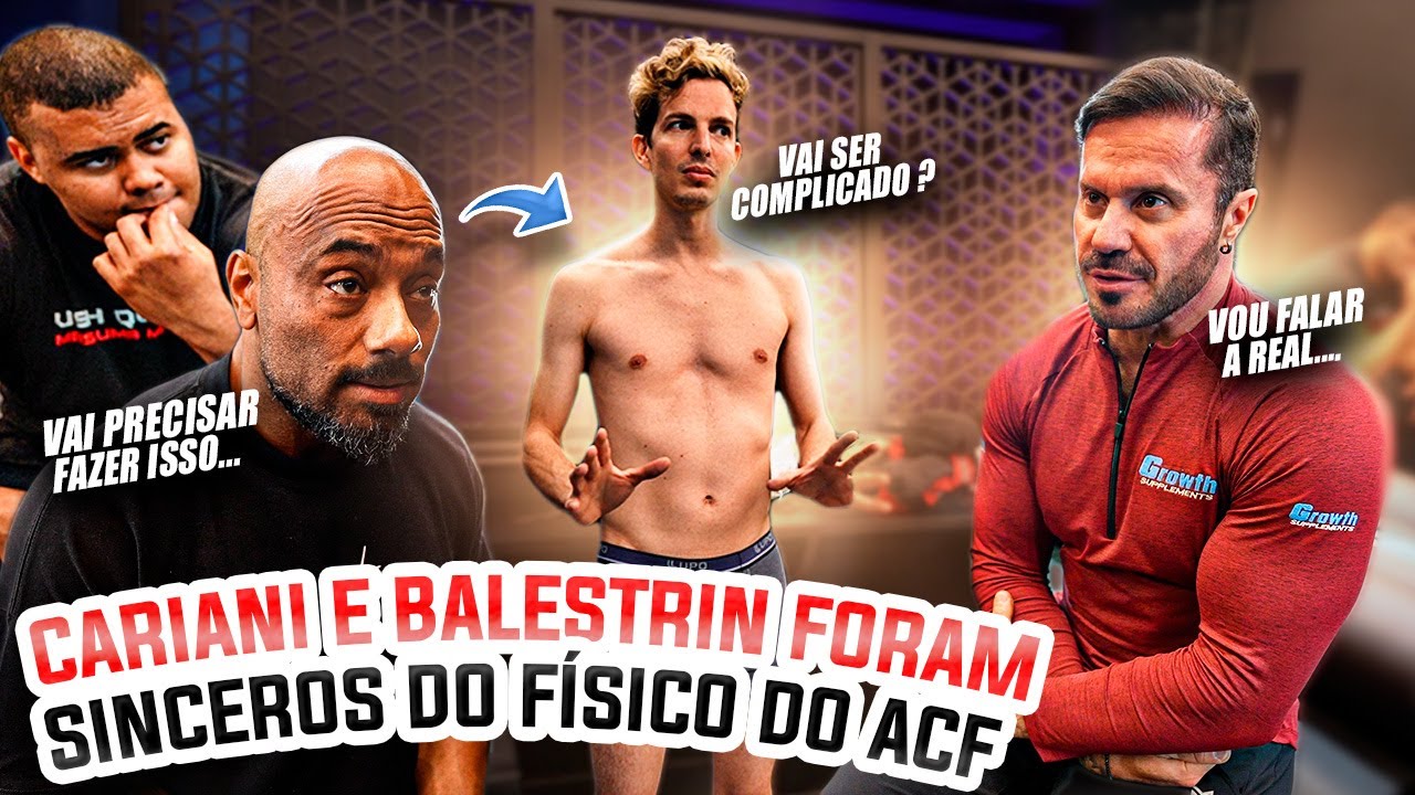 CARIANI E BALESTRIN AVALIARAM O SHAPE DO RICARDINHO ACF COM BITELO