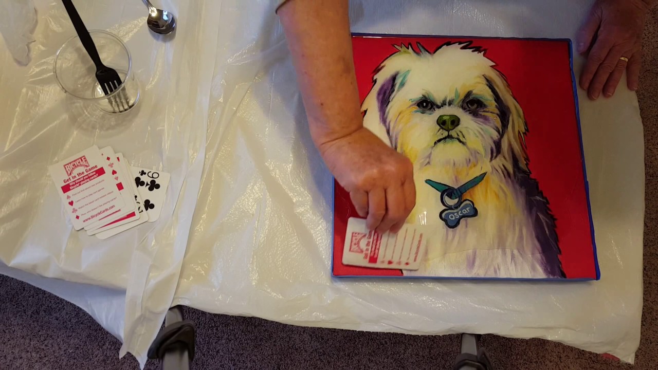 Applying Resin to an oil painting - Oscar
