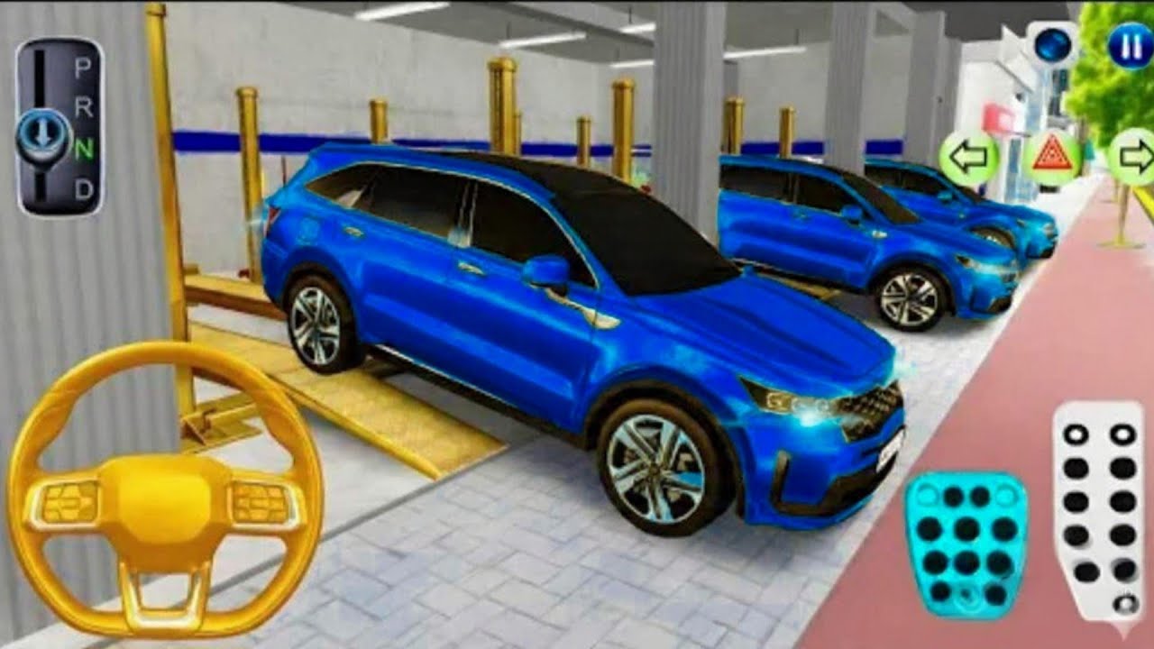 New Blue Kia Serento 🚘✨️in Auto Repair Shop ⚙️| 3D Driving Class 2026| Android & IOS Car games 
