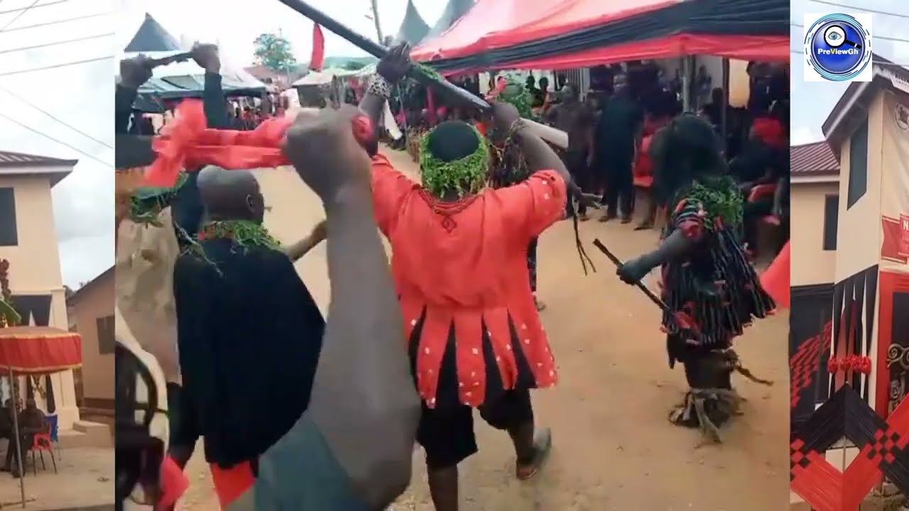ANUM MANHENE LAID TO REST | Final funeral rites of the late  Nana Appiah Kumi II