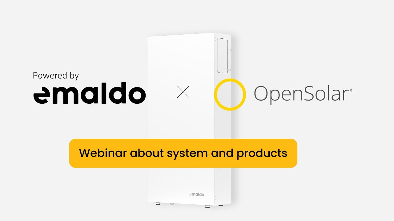 Emaldo x Open Solar Webinar 2024
