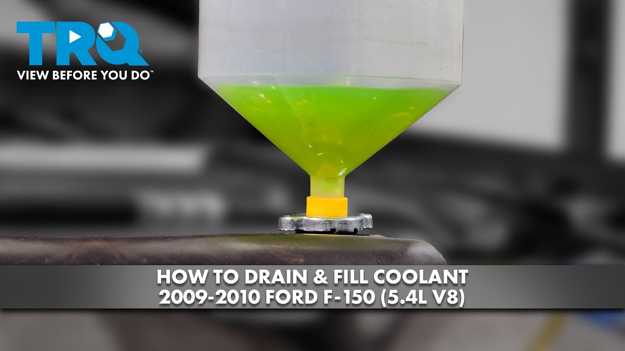 How to Drain & Fill Coolant 2009-2014 Ford F-150