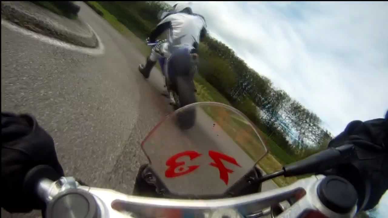 Yamaha Wr 450 Sumo vs. Blata Ultima W50    +  Kart im Gegenverkehr :-(