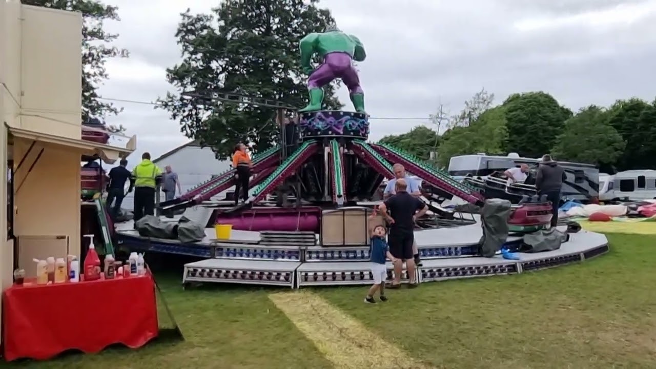 Pull down at bodmin fairground under way tonight