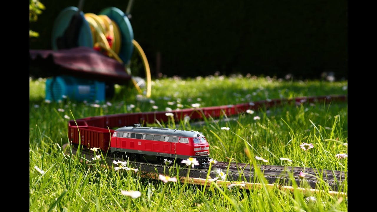 Gartenbahn 2018-05-11 - Allgaeuverkehr - Mitfahrt mit technischen Problemen