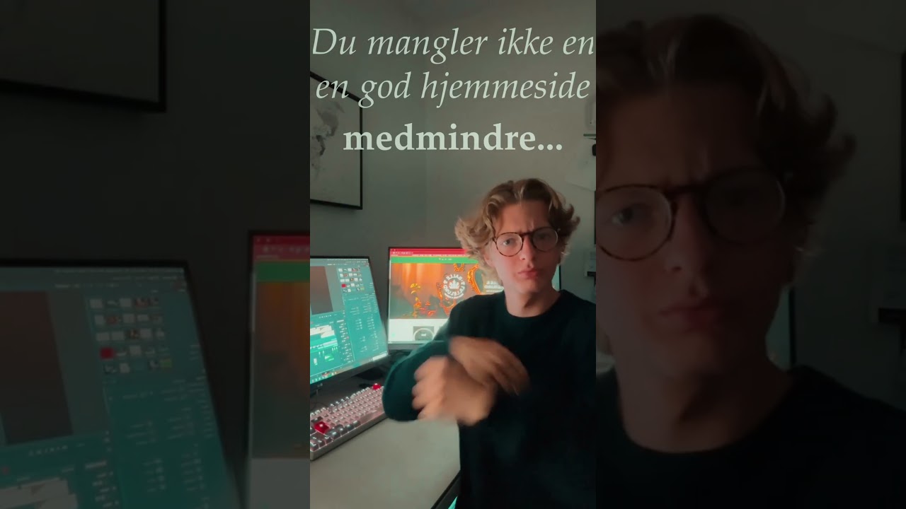 Du mangler ikke en hjemmeside, medmindre..... #dansk #tech #design #webdesign #webdevelopment