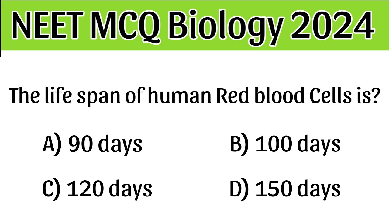Биология MCQ для Neet | NEET MCQ Биология | Neet 2024 | Экзамен Neet | Neet MCQ