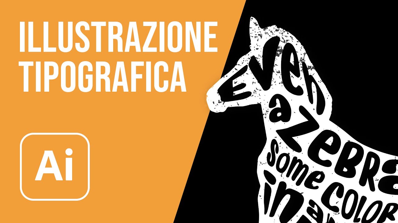 Creare un'illustrazione Tipografica in Illustrator