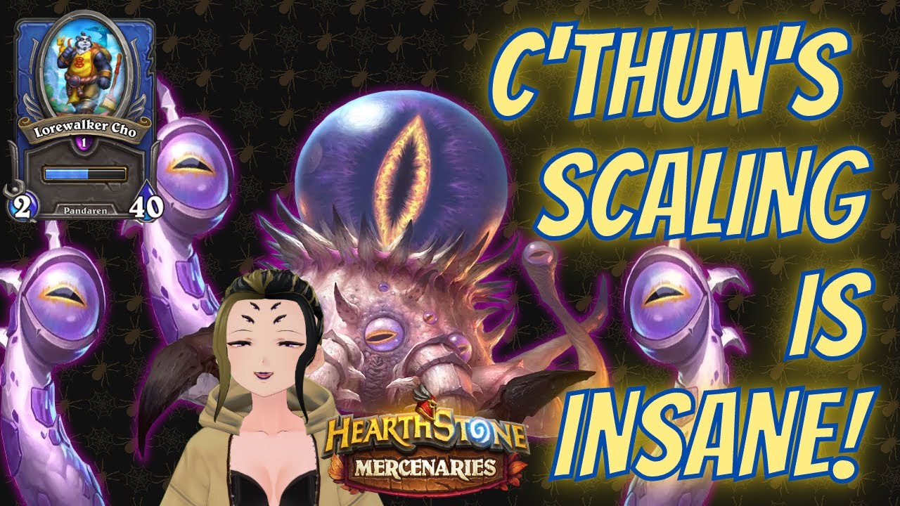 Scale C'thun Quickly With Lorewalker Cho! | Old God Mercenaries | Hearthstone Mercenaries PvP Team