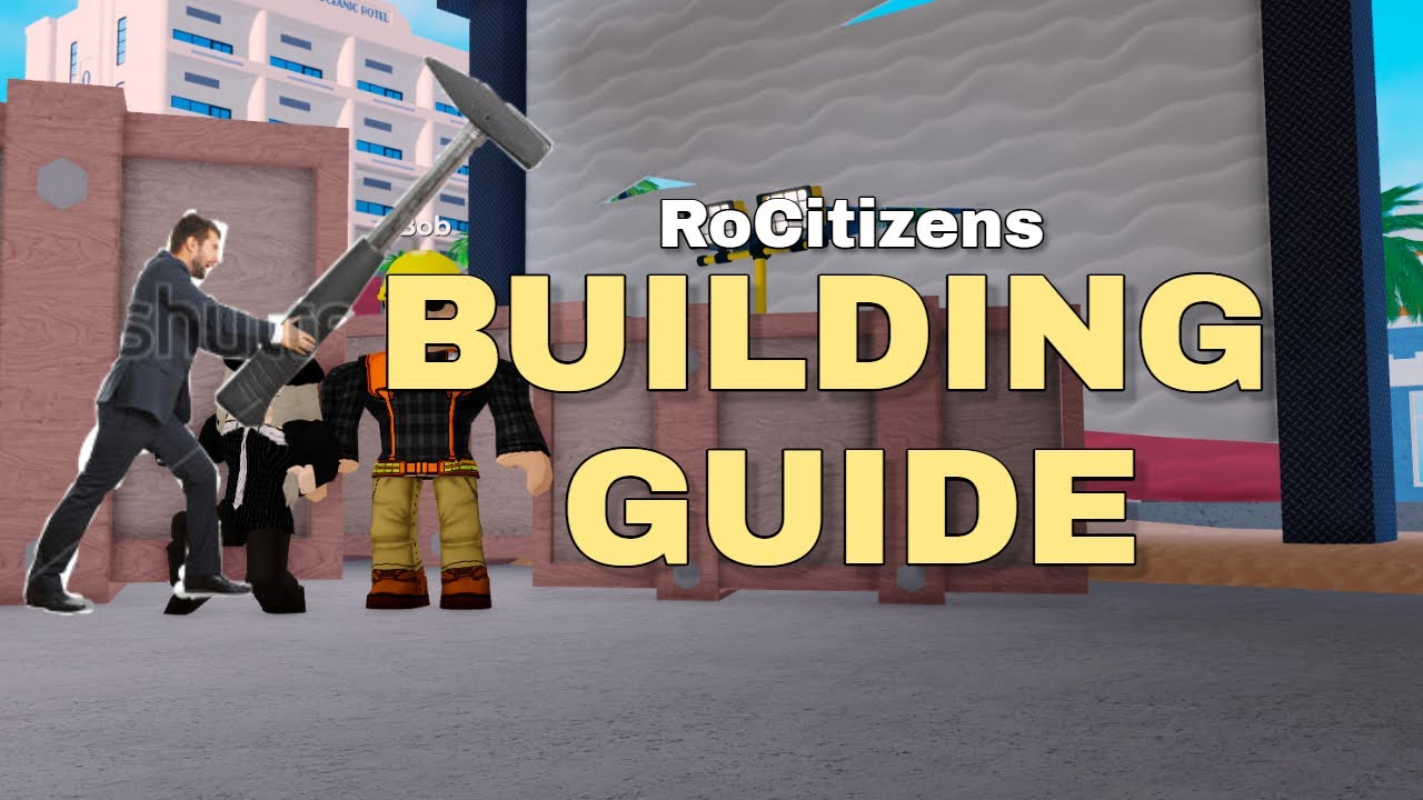 How to build in RoCitizens | Plots, edit mode & decals tutorial/guide