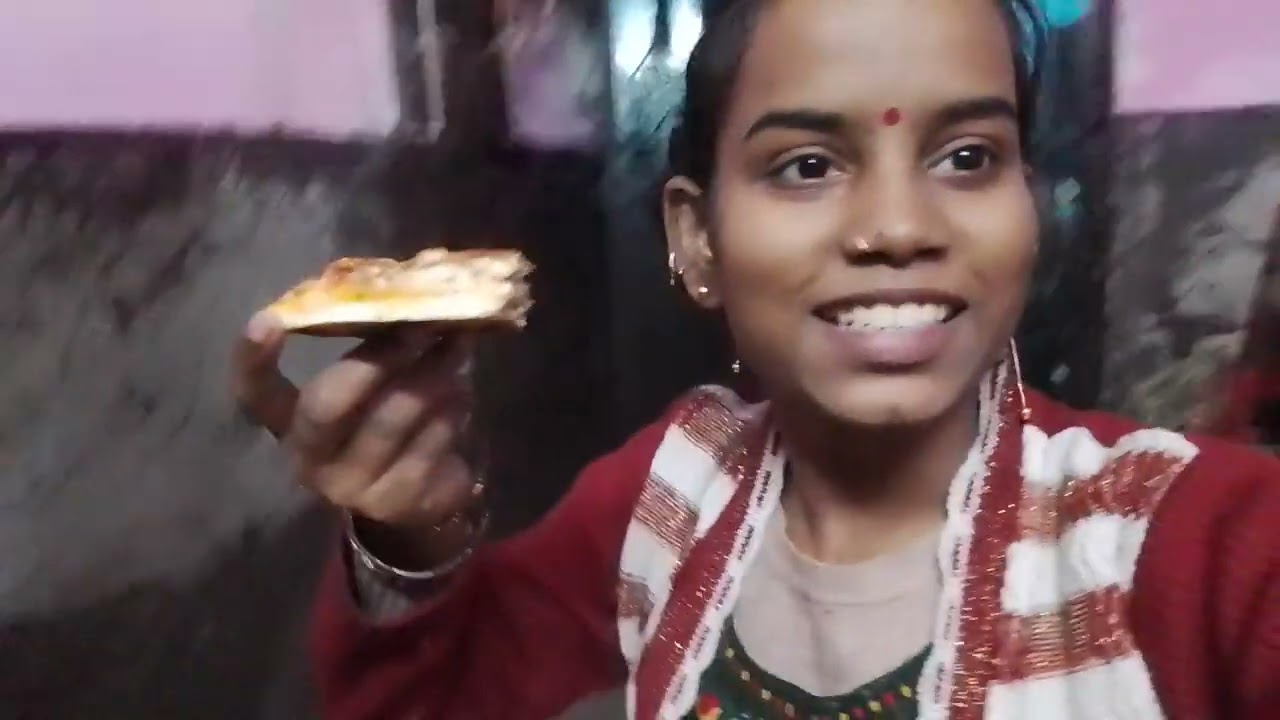 #_#Aaj hamare ghar aaya pizza🍕 🤤 #