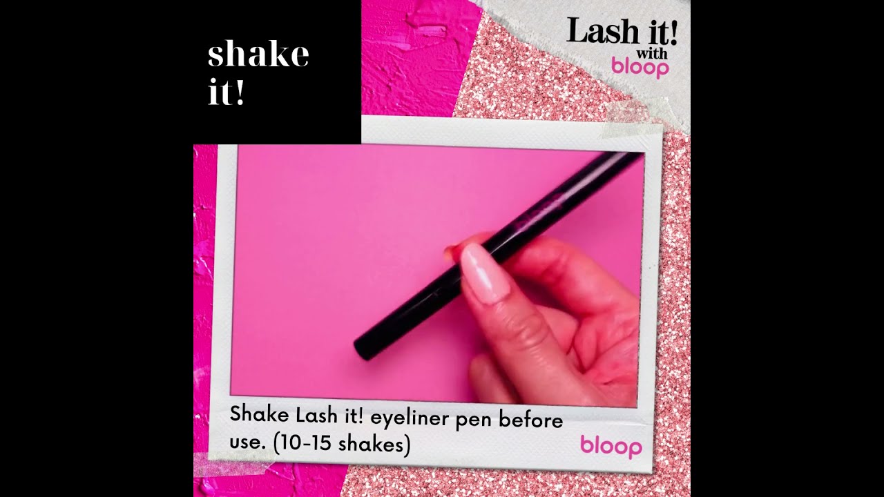 Lash it! with bloop Magnetic Lashes - How to Apply｜Moomoomall