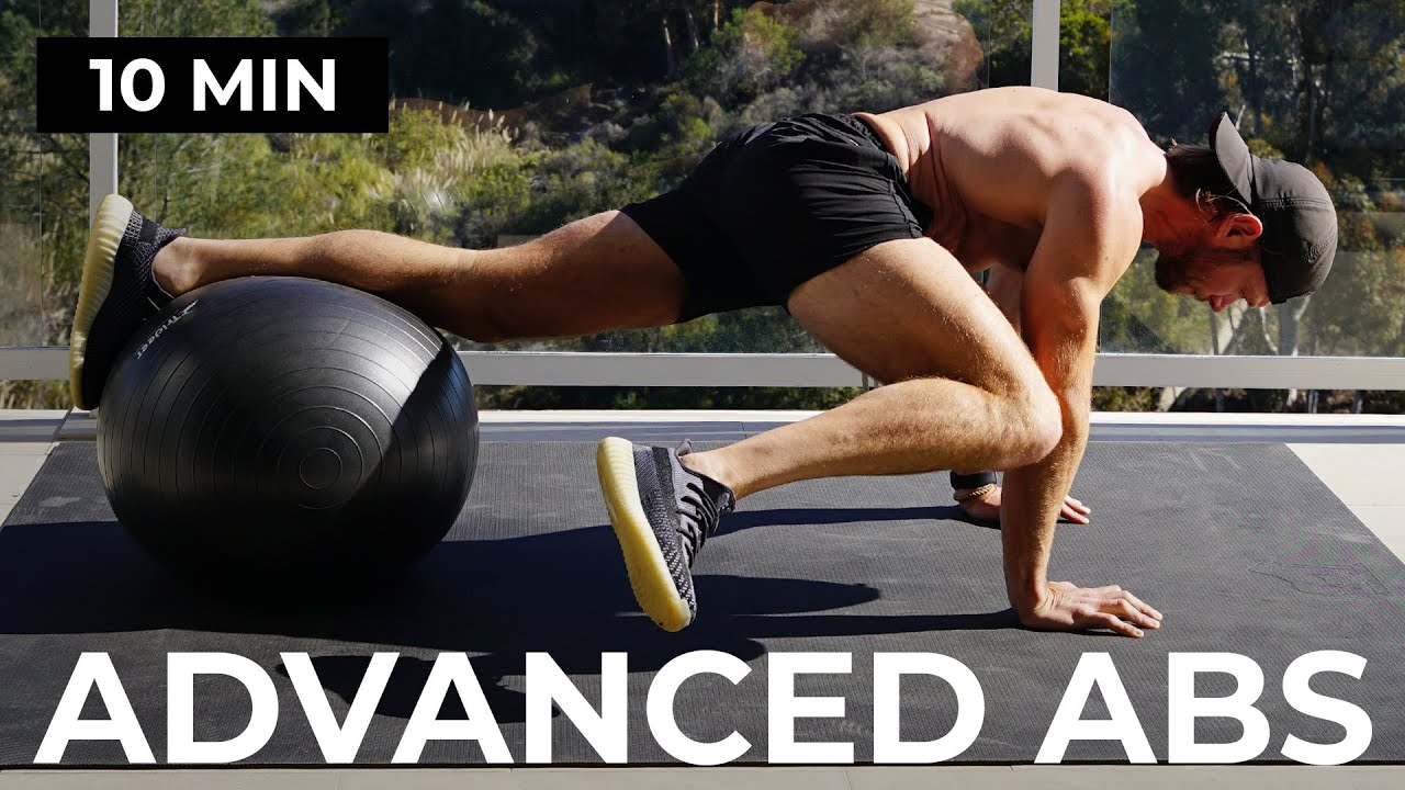 10 Minute [ADVANCED] Stability Ball Abs