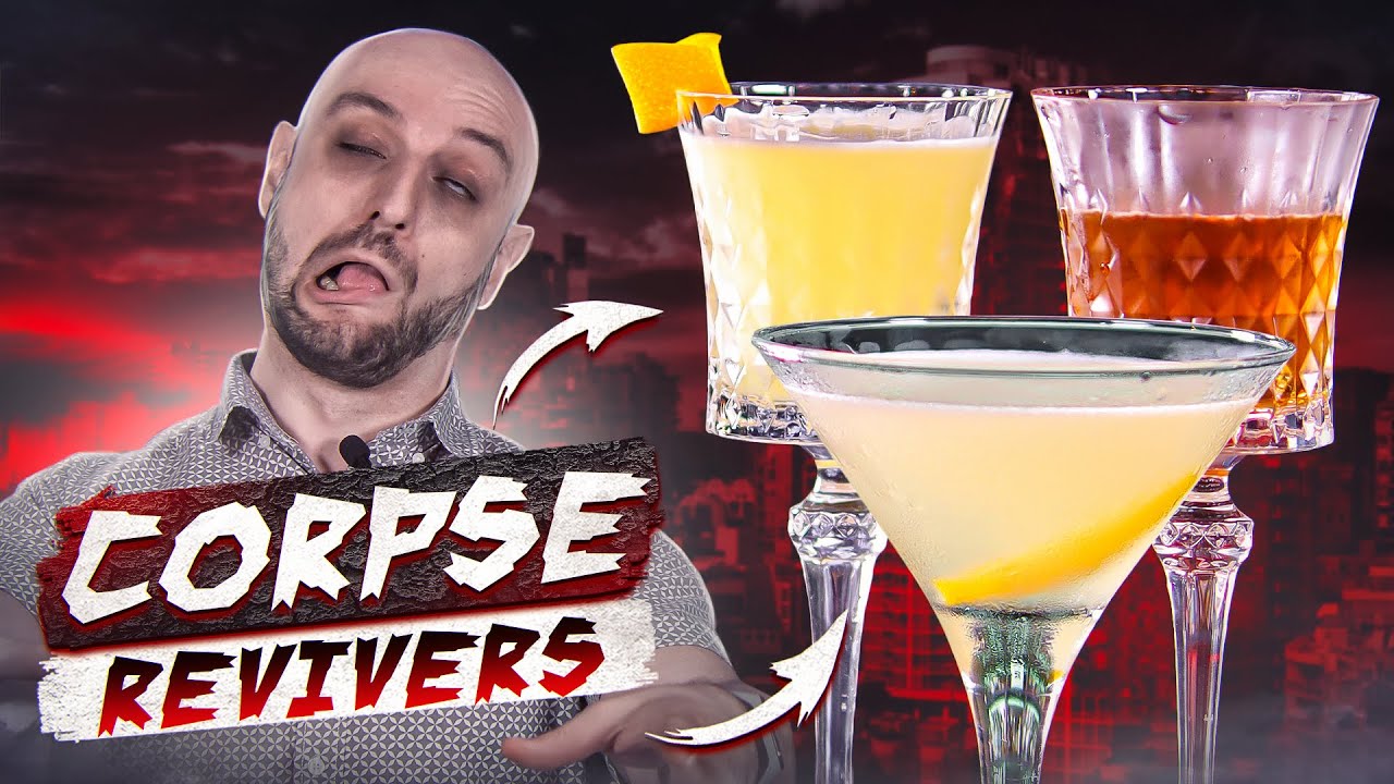CORPSE REVIVER No.2, No.1 and Tequila Corpse Reviver cocktails @TheDrCork