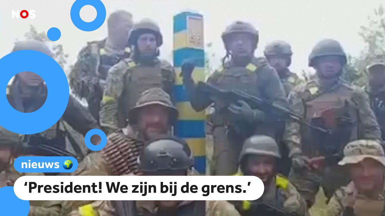 Oekraïense leger: 'We staan bij de Russische grens'