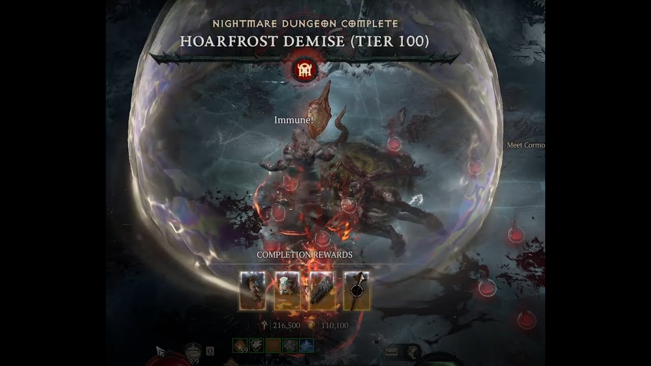 1:38 T100 Nightmare Dungeon - Tornado Druid