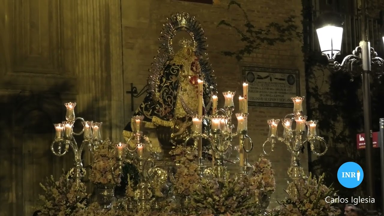 Virgen de la Cabeza en el saludo a la iglesia de la Anunciación. Glorias 2025