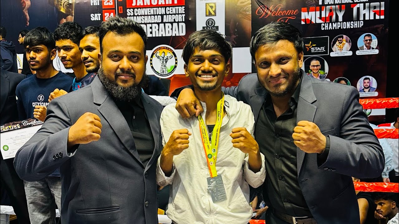 Telangana vs Tamil Nadu win by Telangana 7th Muay Thai senior national championship 