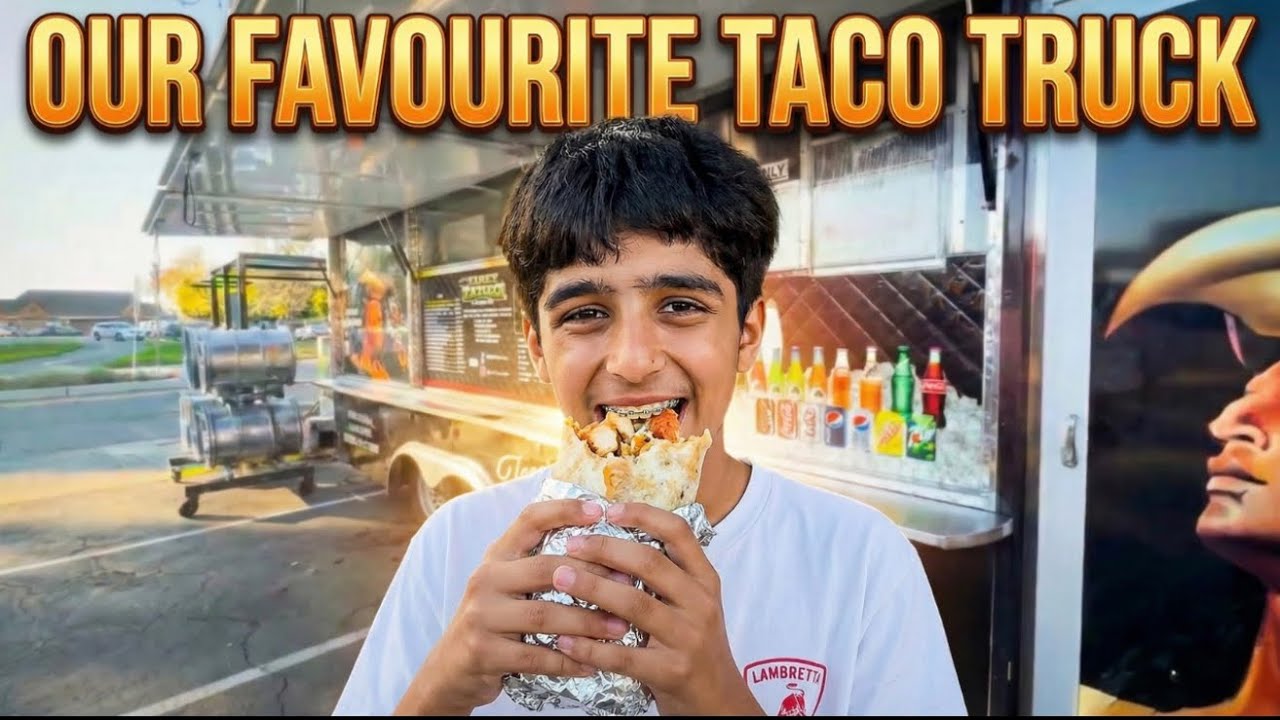 Eating at Our Favorite Taco Truck 🌮 🛻 …(Surprising Jeevan with it)… 😳 