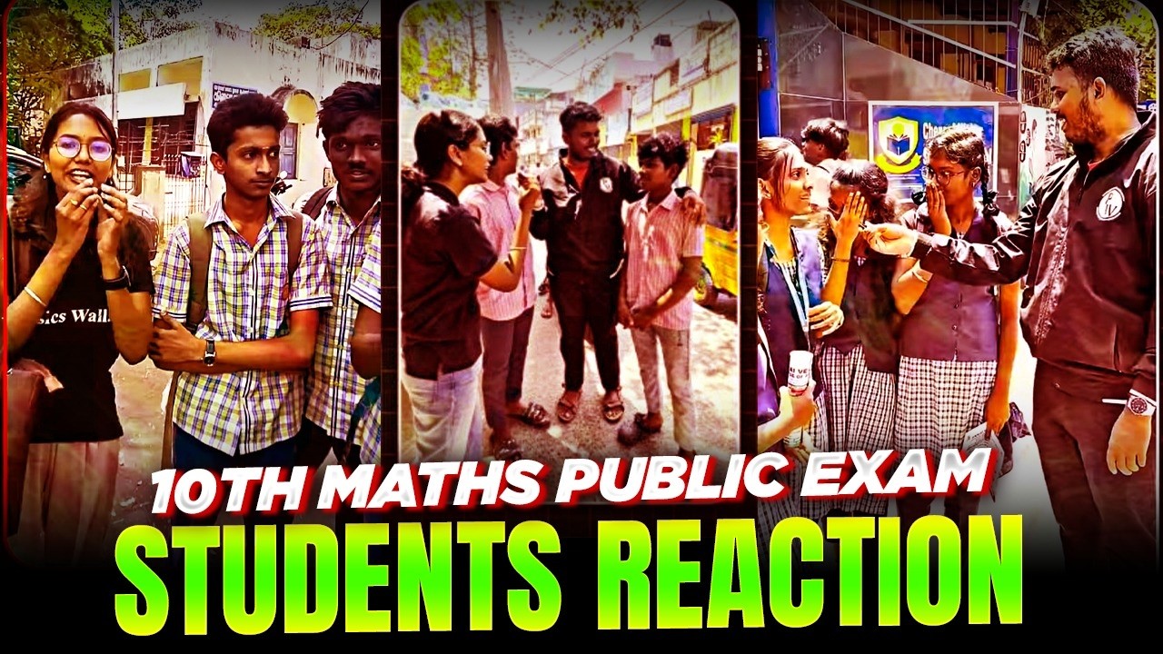 Students Reaction | 10th Public Exam 2026 &ndash; Maths