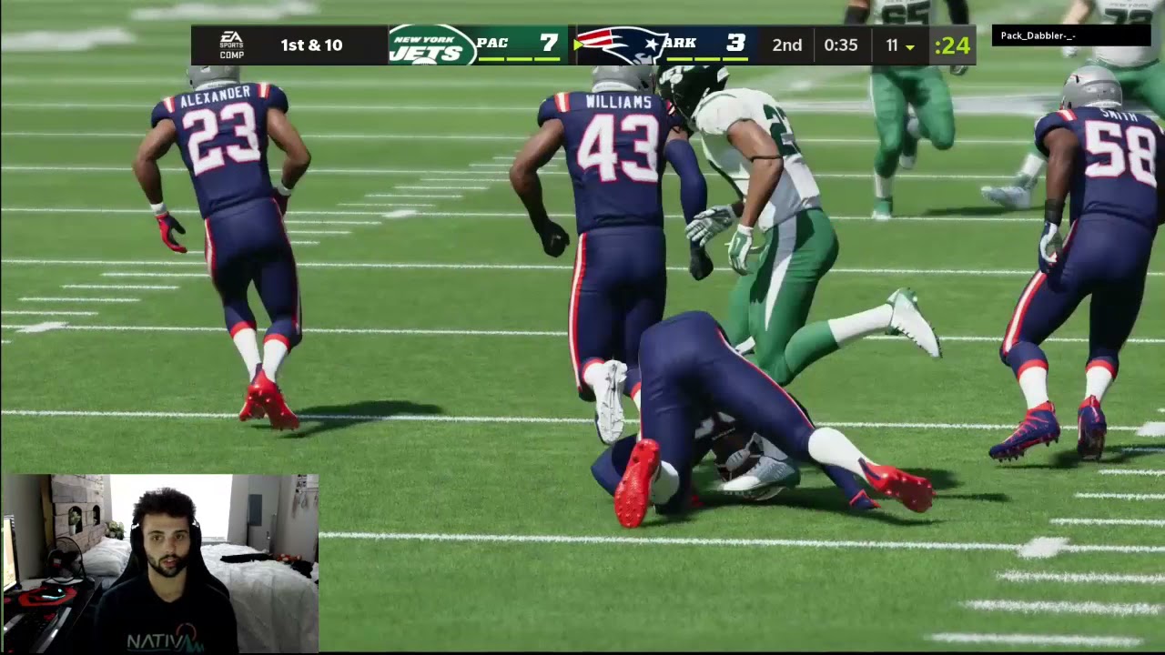 NAJEE HARRIS IS A MENACE TO SOCIETY!!!! MUT H2H GAMEPLAY #3