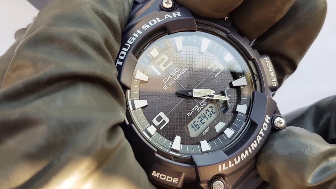 Rel&oacute;gio Casio Tough Solar AQS810W - ALTARELOJOARIA APRESENTA