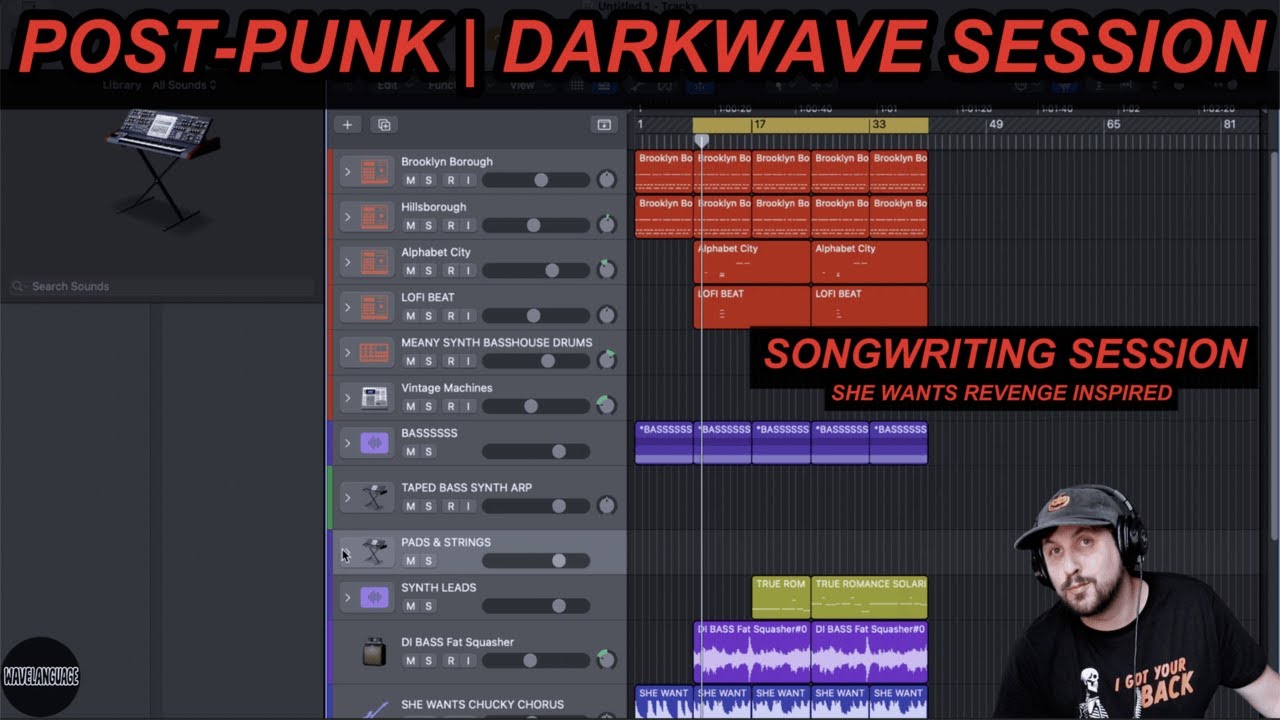 DARKWAVE / POST-PUNK SONGWRITING | RAW SESSION | COLDWAVE JAM (SHE WANTS REVENGE INSPIRED)