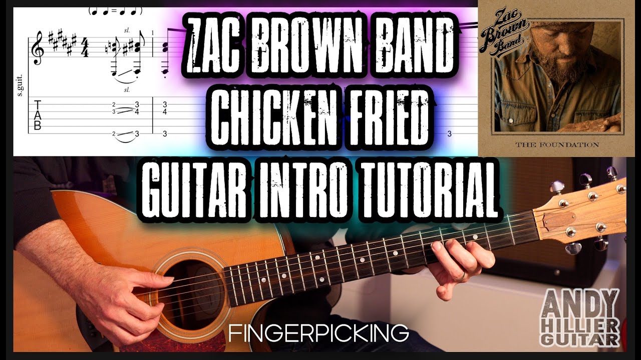 Группа Зака ​​Брауна — вводный урок для гитары Chicken Fried