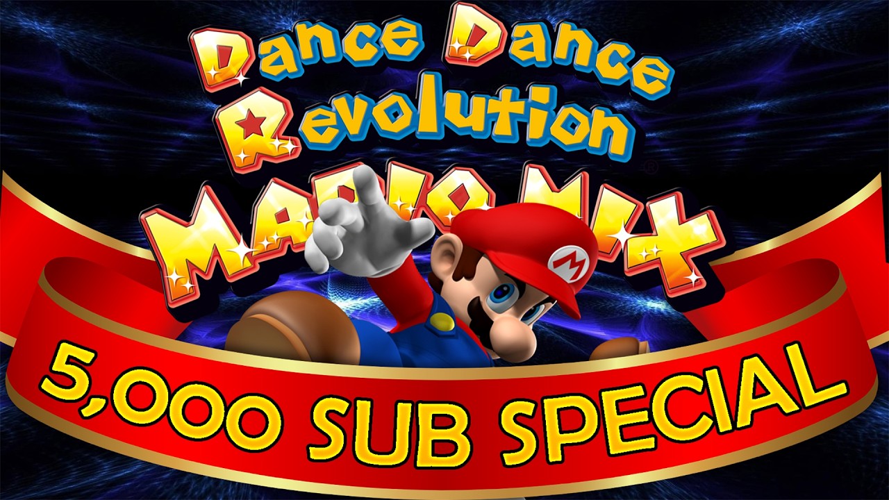 Mario Rythm Game with a Dance Pad - 5,000 YouTube Sub SPECIAL!