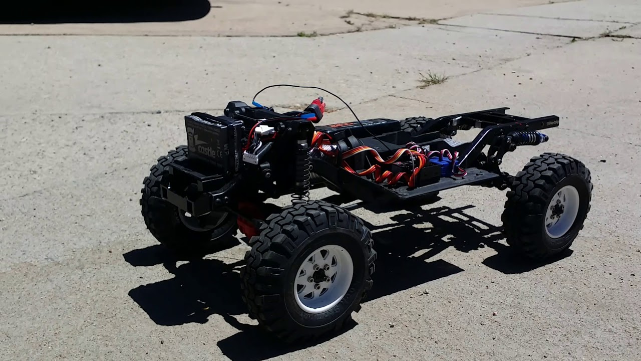 Holmes Puller Pro R 540-L 4100kv testing/rock crawling fun in a TRX4.