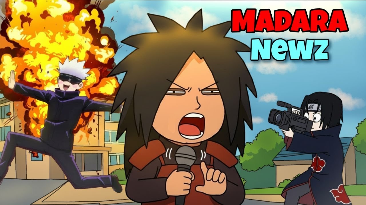 Madara Becomes a Desi News Reporter😂🔥| Naruto Parody