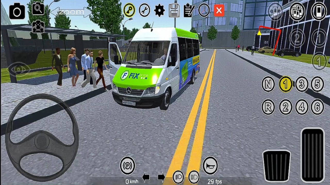 Mercedes-Benz Sprinter 411 CDI Mod Drive - Proton Bus Simulator Urbano Gameplay 
