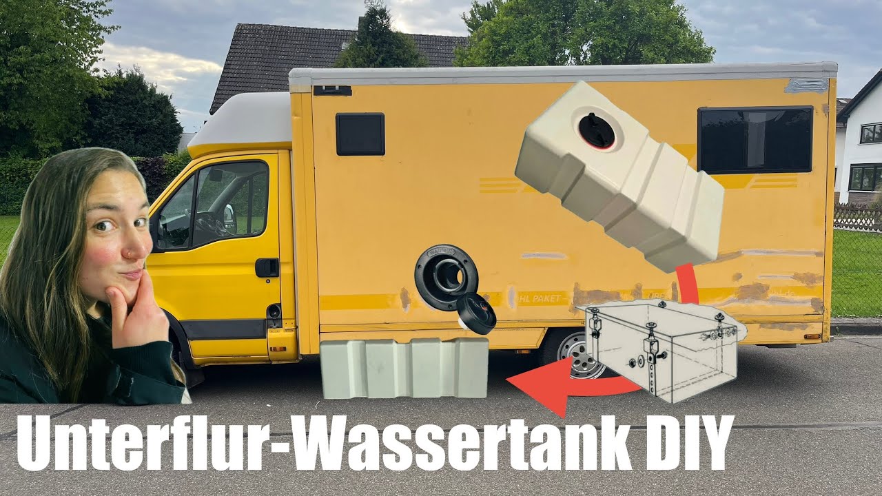 Unterflur-Wassertank im Wohnmobil montieren 🚐 | Varile 79L + Einfüllstutzen Anleitung
