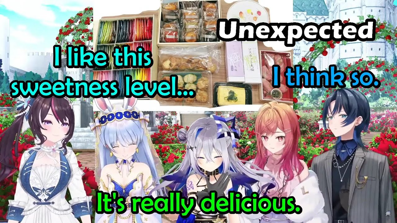Pekora, Kanata, AZKi and Ririka Amazed With Ao-kun's Cookies For Their Tea  Party