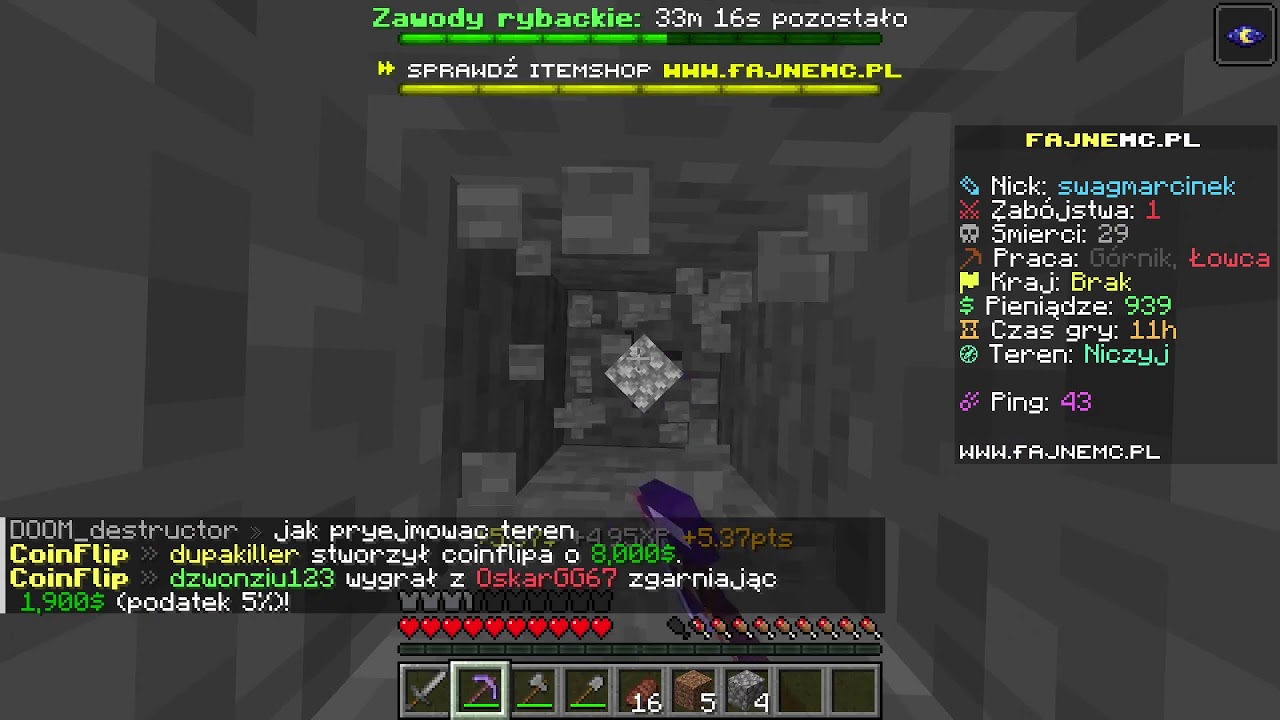gram na serverze fajnemc.pl (part 3)
