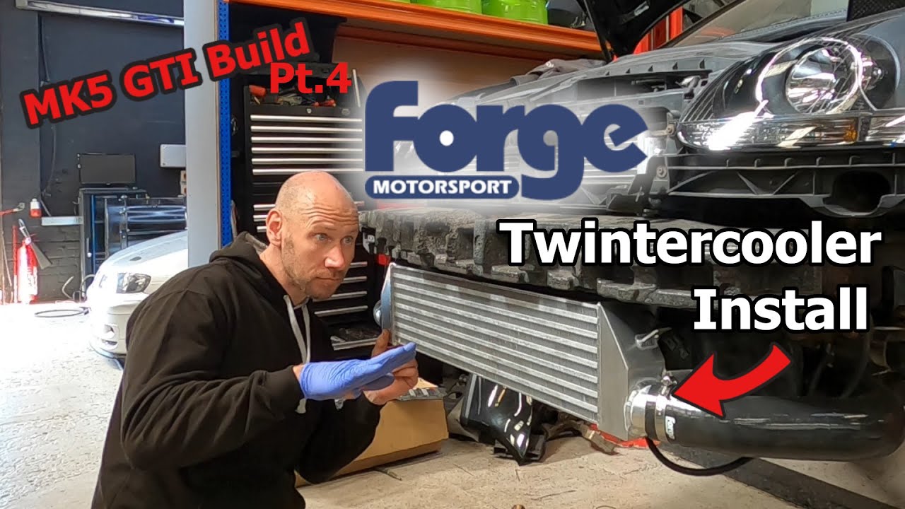 FORGE TWINTERCOOLER INSTALL on the Mk5 GTI