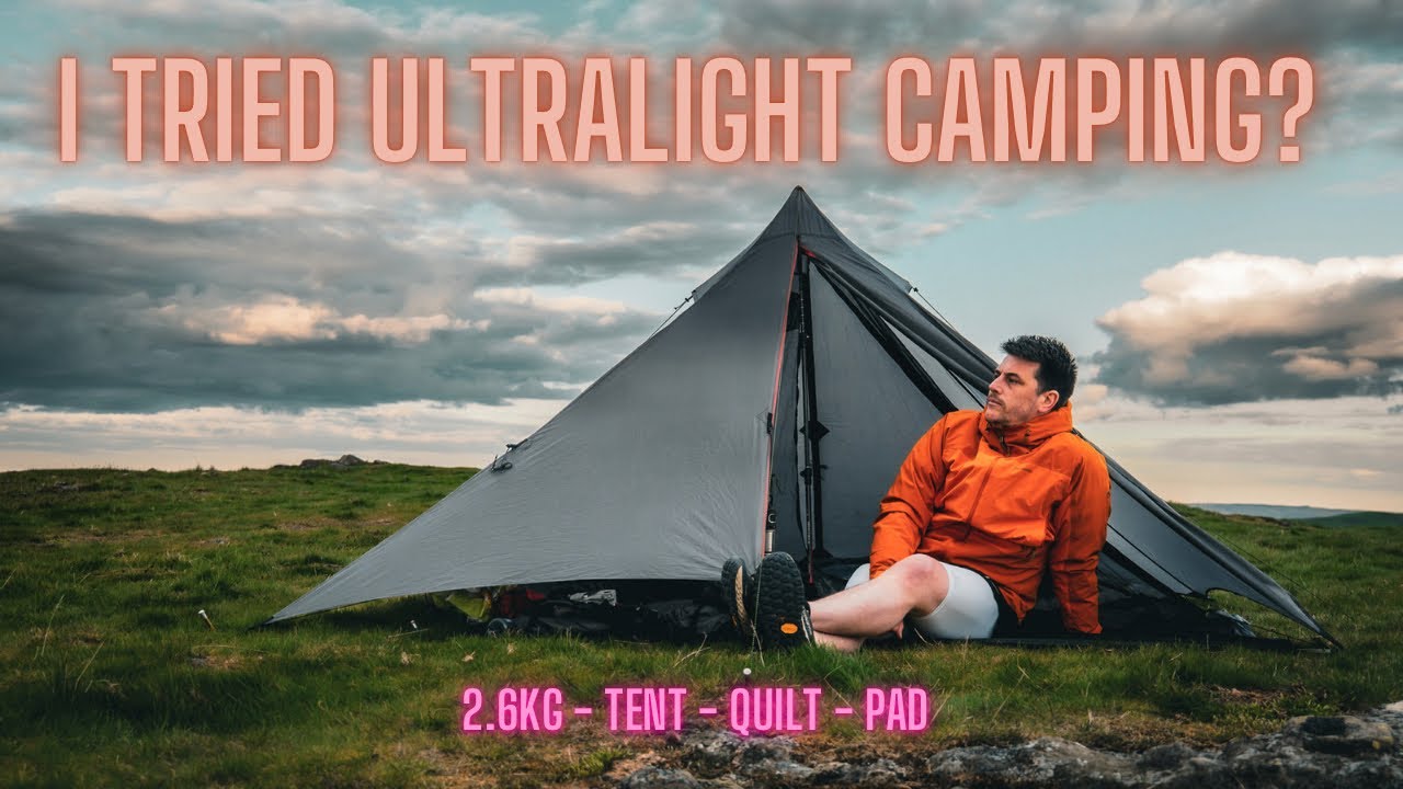 I tried ULTRALIGHT Backpacking & Camping in the UK (2.6kg solo windy camp)