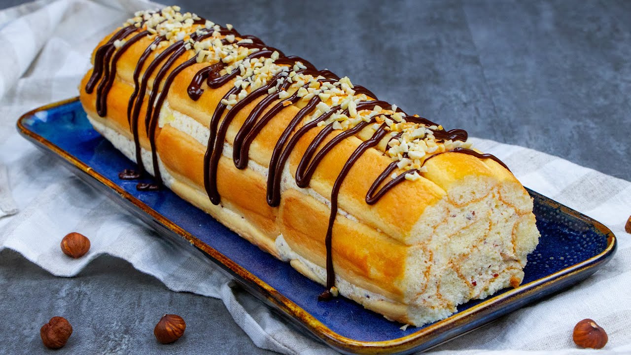 Rulada Kinder Bueno din PISCOTURI, FARA COACERE! Cookrate-Romania