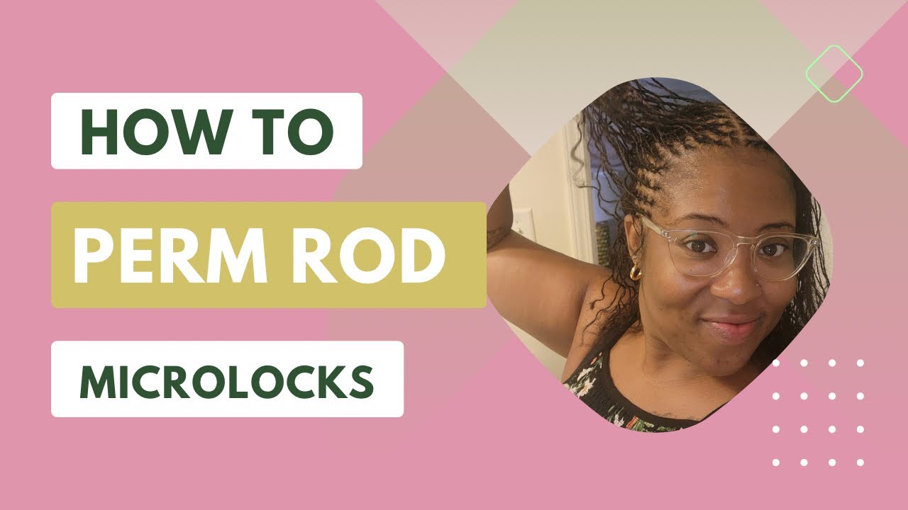 Perm Rods on Microlocks / Sisterlocks #sisterlocation #microlocks #curls #naturalhair