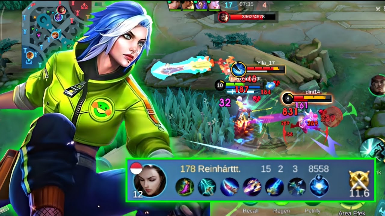HARD CARRY BENEDETTA GOLD LANE GAMEPLAY | MANING PHASE VS LAYLA WHO WILL WIN?! - MOBILE LEGENDS