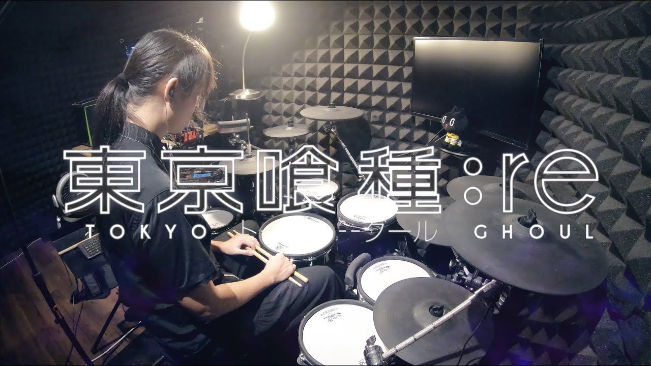 【東京喰種トーキョーグール:re S2 OP full】TK from 凛として時雨 - katharsis フルを叩いてみた / Tokyo Ghoul:re opening Drum Cover