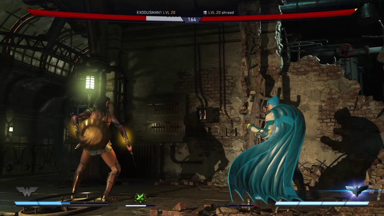 INJUSTICE 2: WONDER WOMAN ( GAL GADOTS'S MOVIE COSTUME ) VS BATMAN ONLINE BATTLE WIN