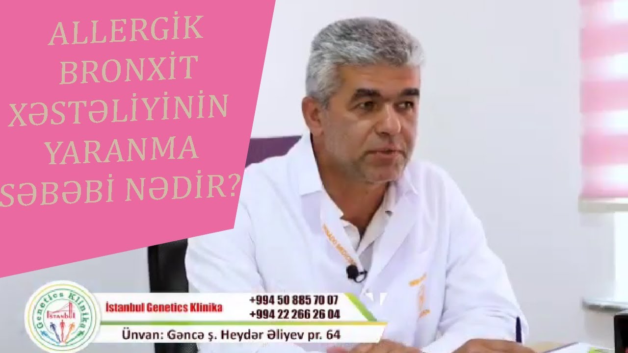ALLERGİK BRONXİTİN YARANMA SƏBƏBLƏRİ NƏDİR❓